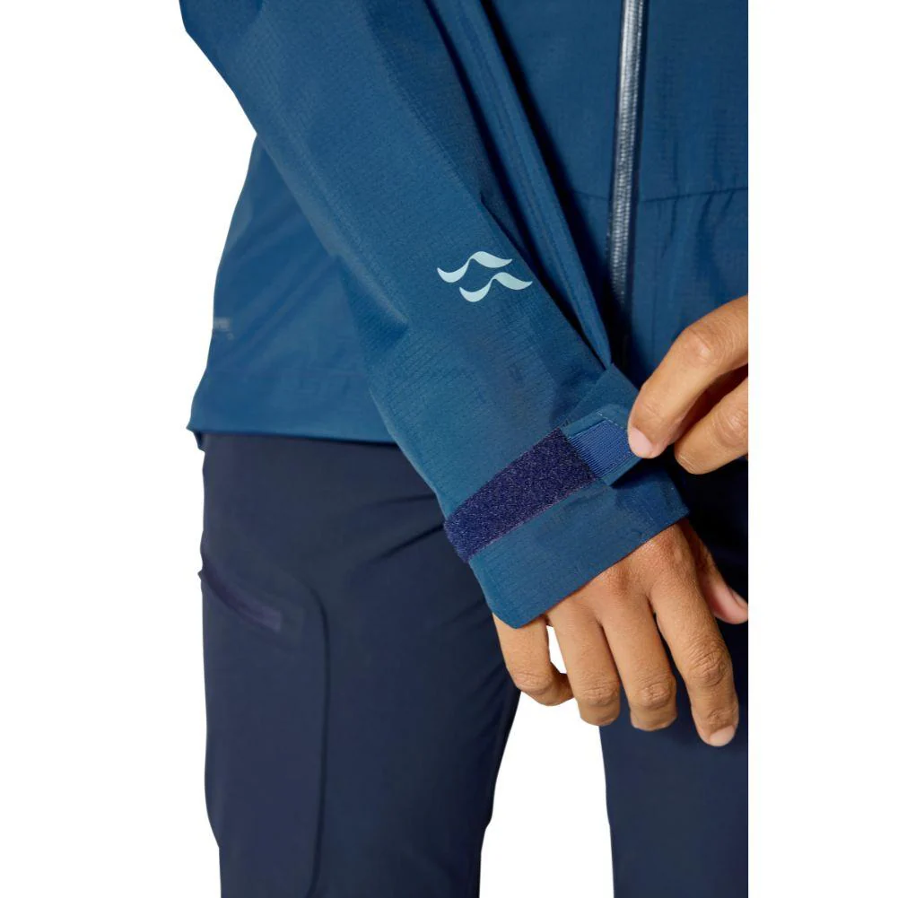 Rab Women's Downpour Mountain Waterproof Jacket (Tempest Blue) - Image 9