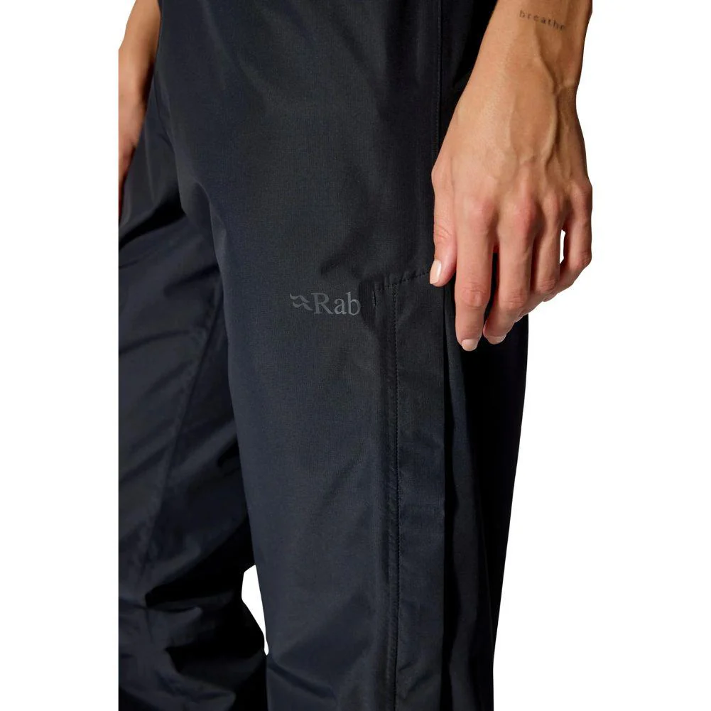 Rab Women's Downpour Waterproof Pants - Regular (Black) - Image 7