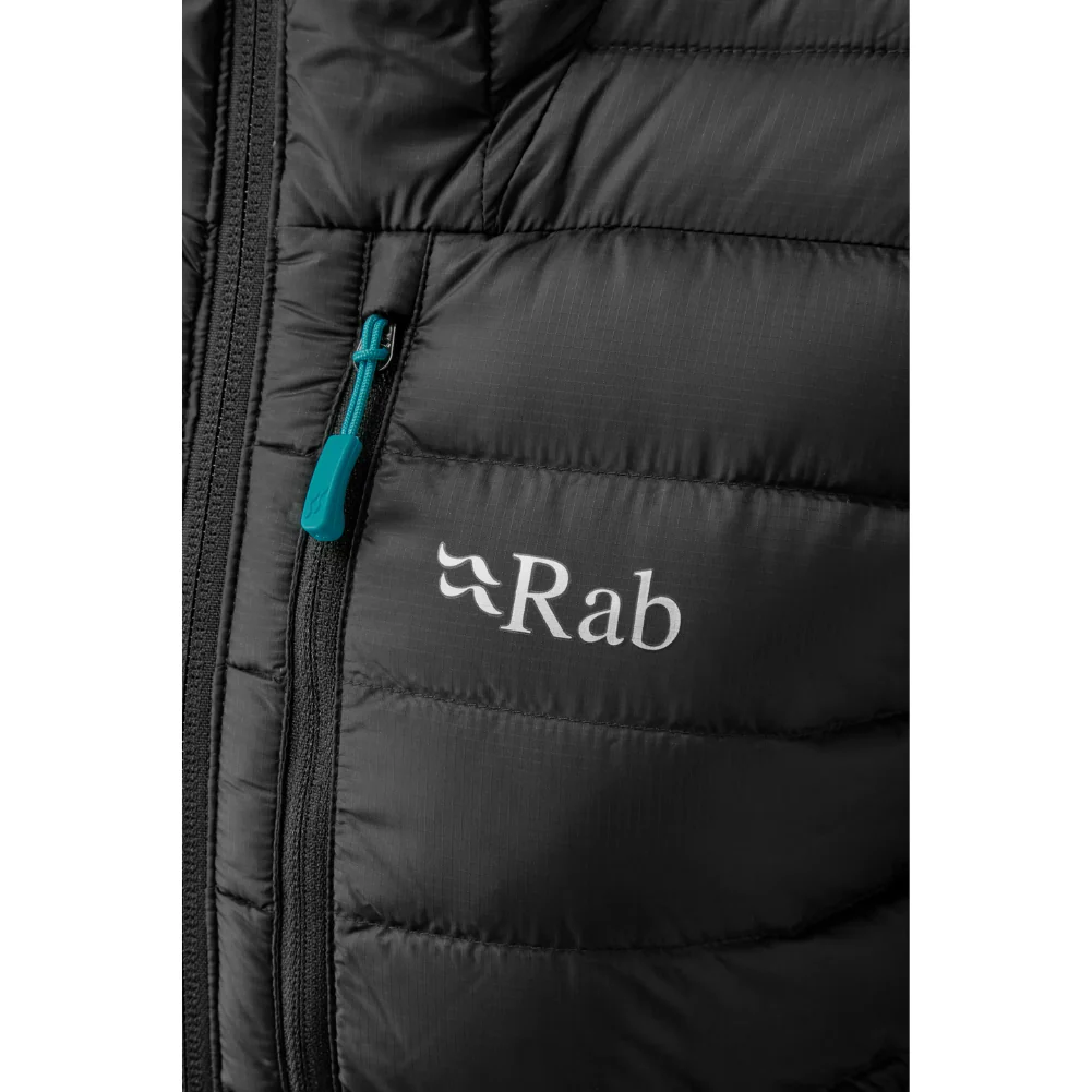 Rab Women's Microlight Alpine Recycled Down Jacket (Black) - Image 3