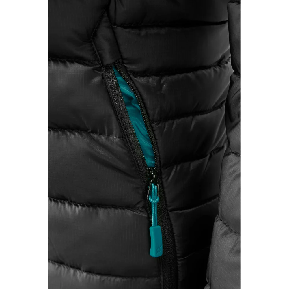 Rab Women's Microlight Alpine Recycled Down Jacket (Black) - Image 4