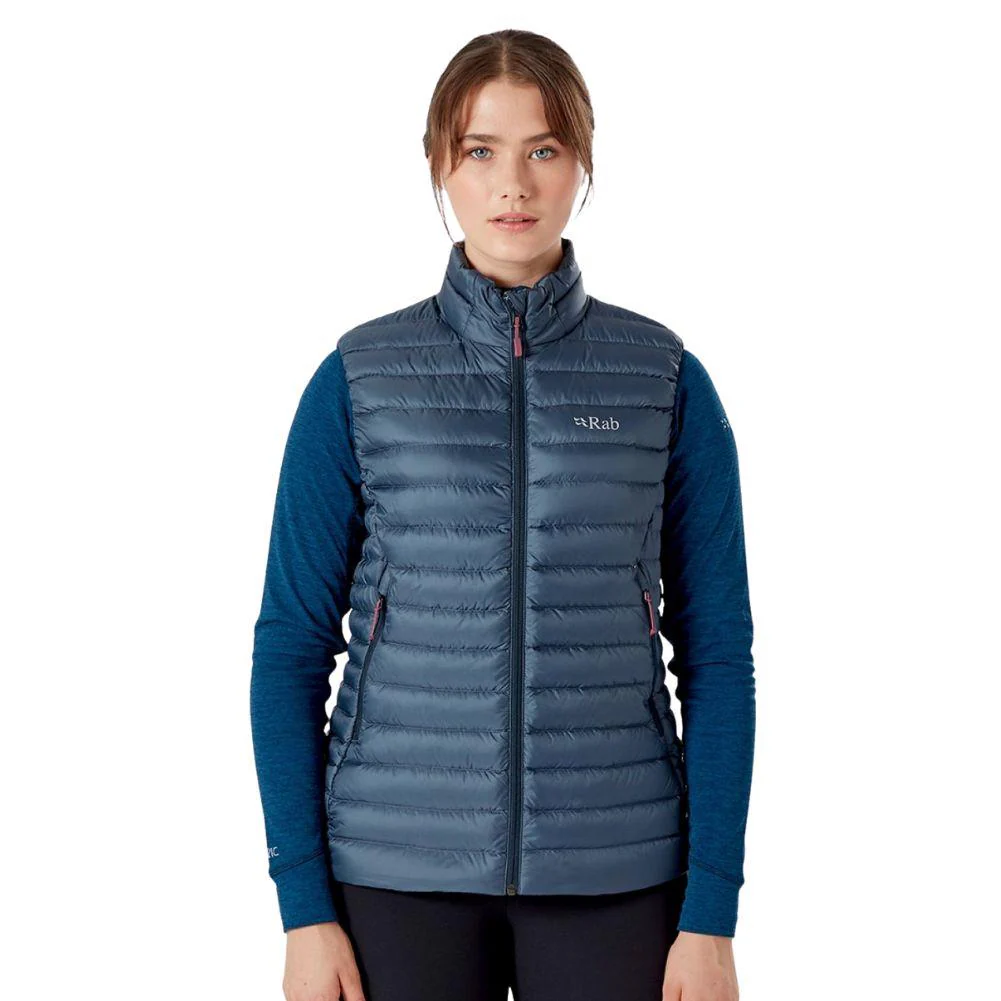 Rab Women's Microlight Down Vest (Steel) - Image 2
