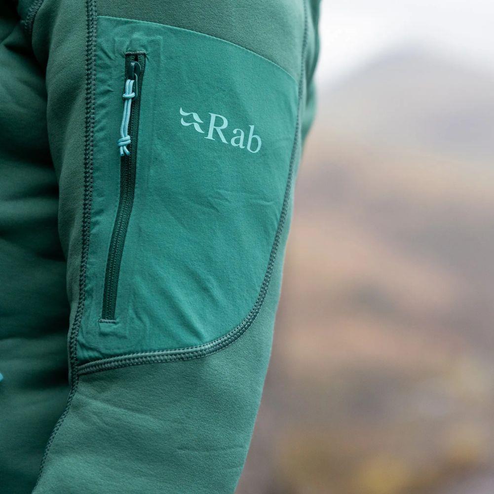 Rab Women's Modulus Fleece Hoody (Eucalyptus) - Image 4