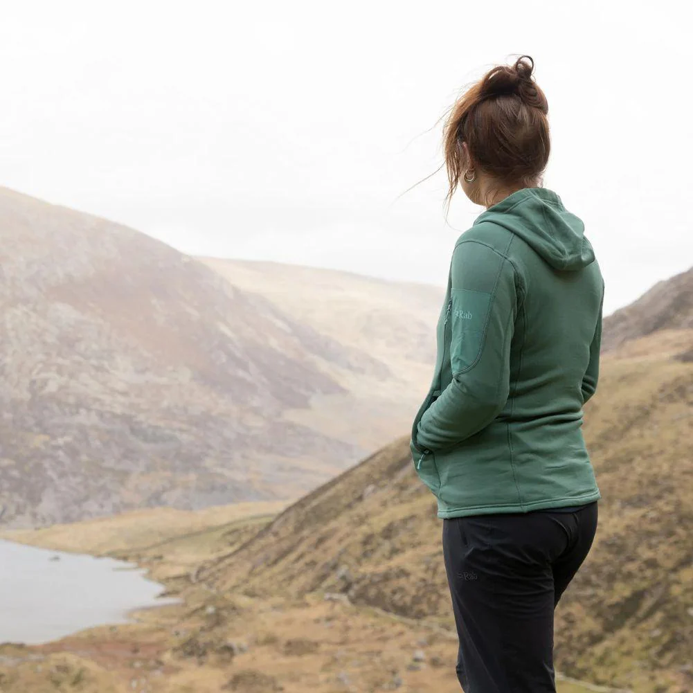 Rab Women's Modulus Fleece Hoody (Eucalyptus) - Image 5