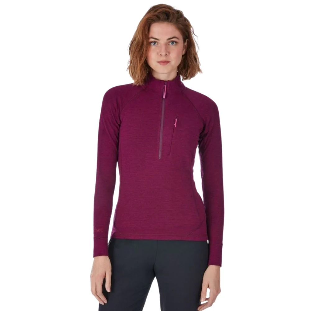 Rab Women's Nexus Pull On Fleece (Berry) - Image 2