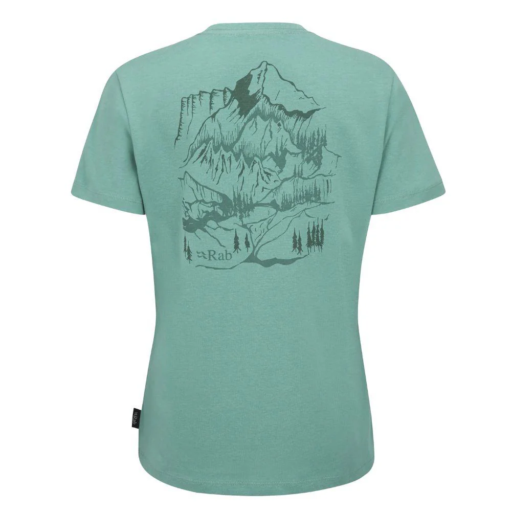 Rab Women's Tuku Ridge Tee (Glacier Blue) - Image 2