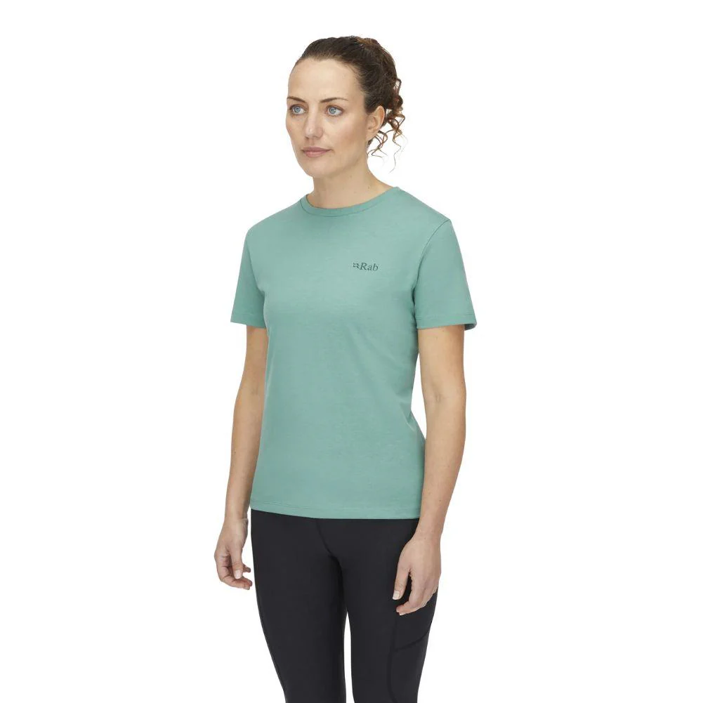 Rab Women's Tuku Ridge Tee (Glacier Blue) - Image 4