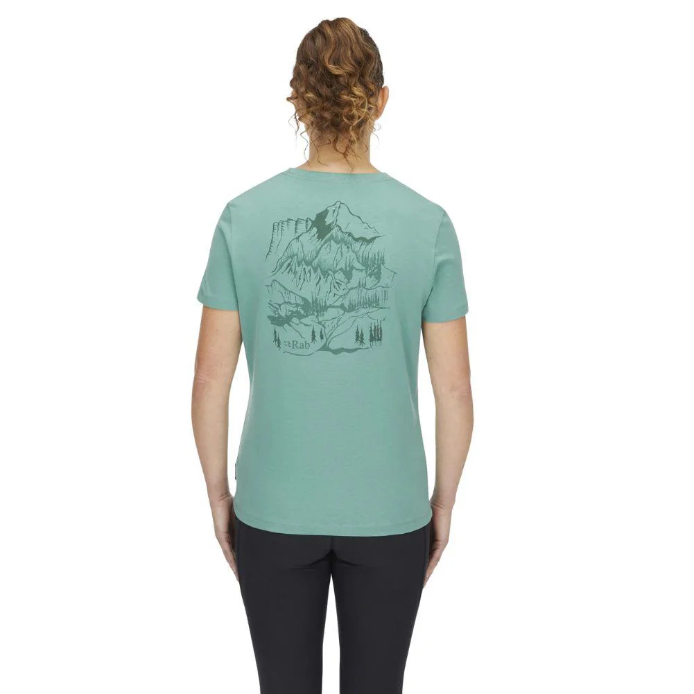 Rab Women's Tuku Ridge Tee (Glacier Blue) - Image 5