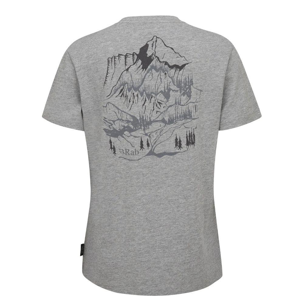 Rab Women's Tuku Ridge Tee (Grey Merl) - Image 2