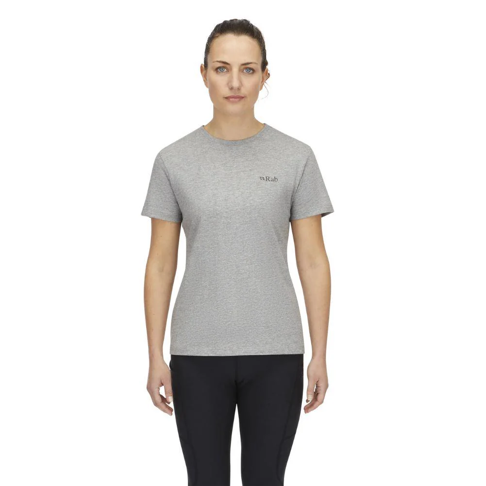 Rab Women's Tuku Ridge Tee (Grey Merl) - Image 3