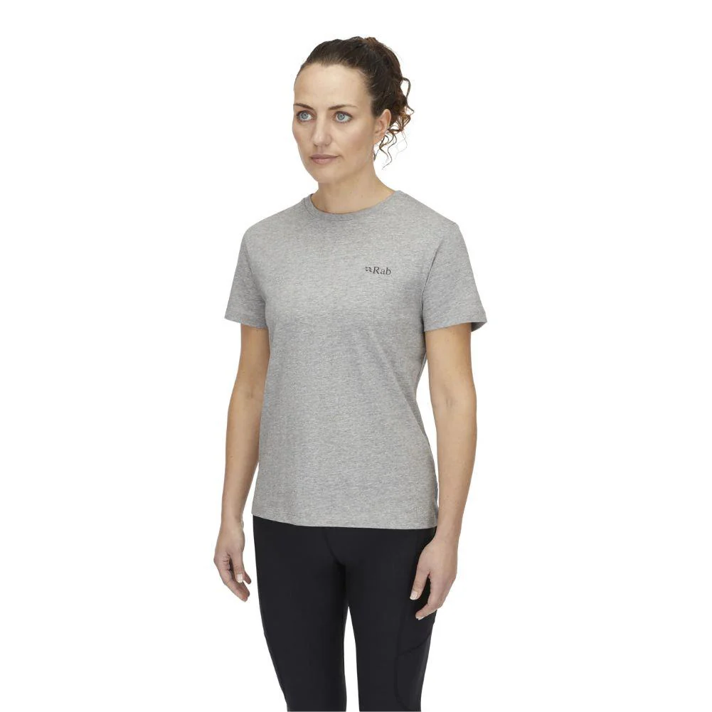 Rab Women's Tuku Ridge Tee (Grey Merl) - Image 4