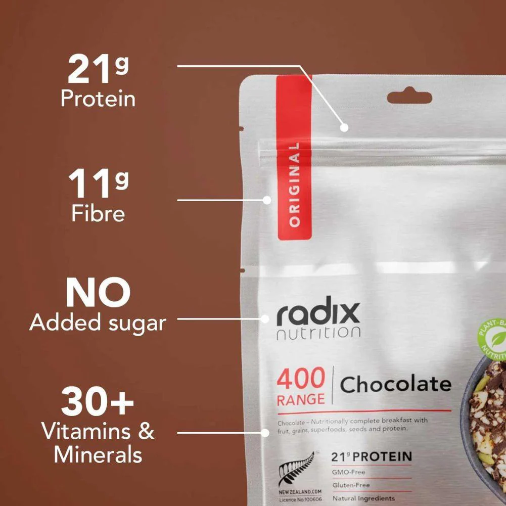 Radix Nutrition Original Breakfast v9.0 - 400Kcal (Chocolate) - Image 3