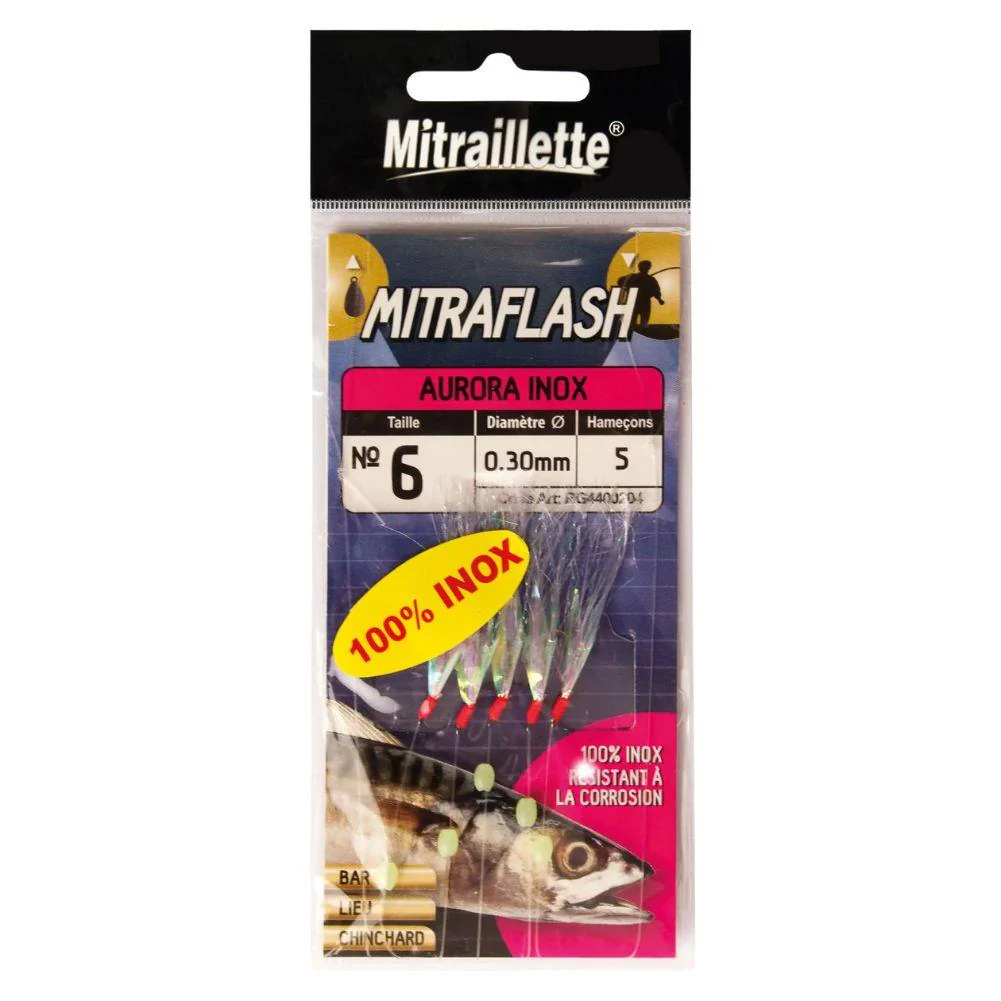 Ragot Mitraflash Aurora Stainless Steel Fishing Feather