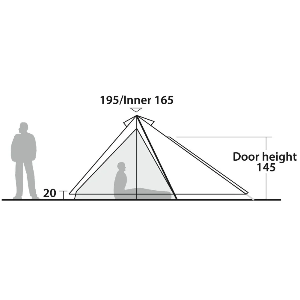 Robens Green Cone PRS Tipi Tent (2022) - Image 12