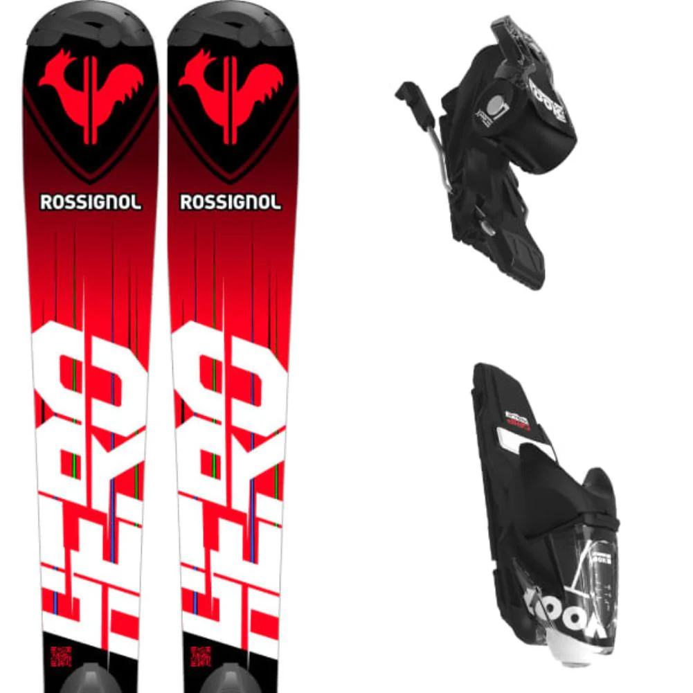 Rossignol Hero Junior Skis + Xpress 7 GW B83 Bindings (2023) - Image 3