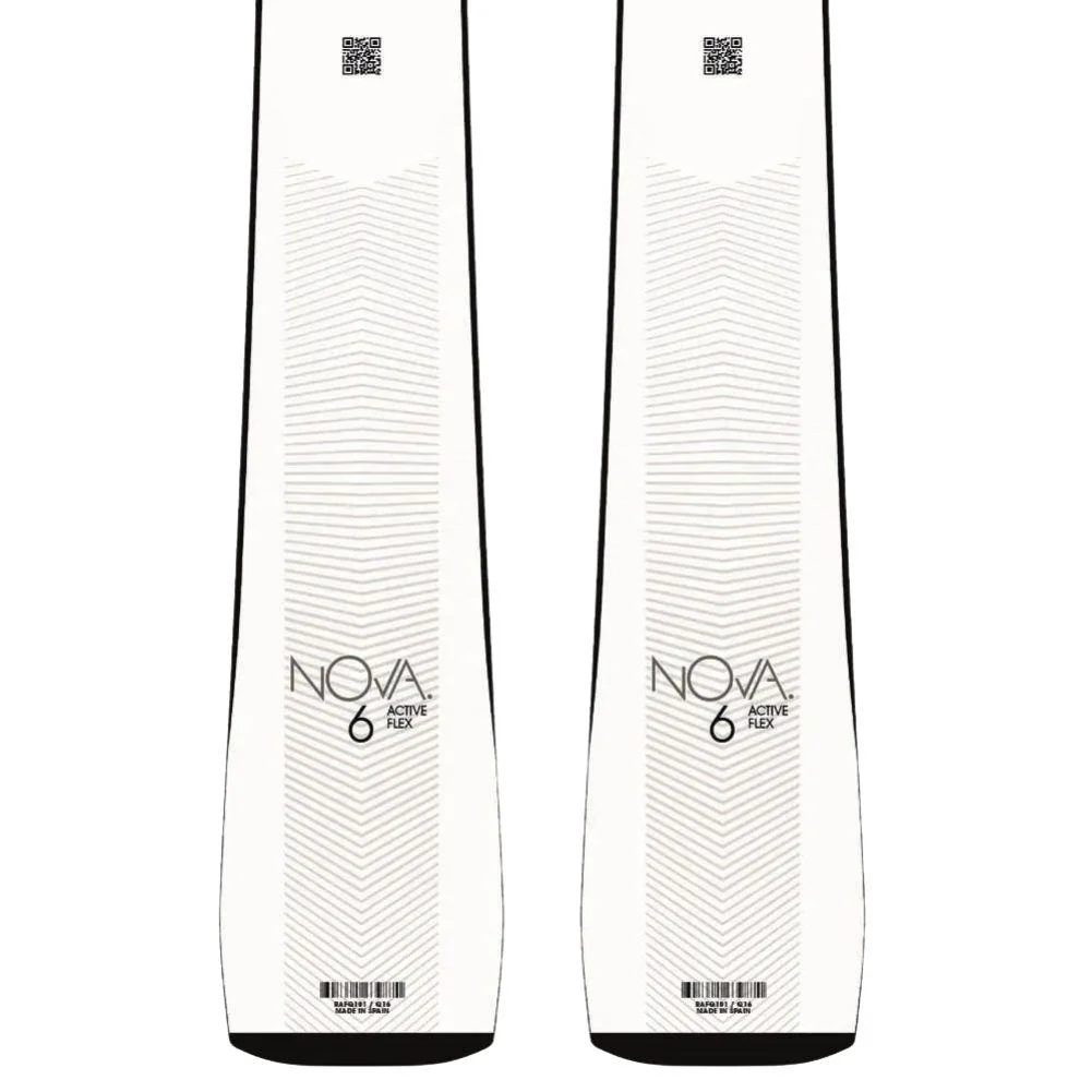 Rossignol Women's Nova 6 Skis & Xpress 11 GW B83 Bingings (White/Sparkle) - Image 4