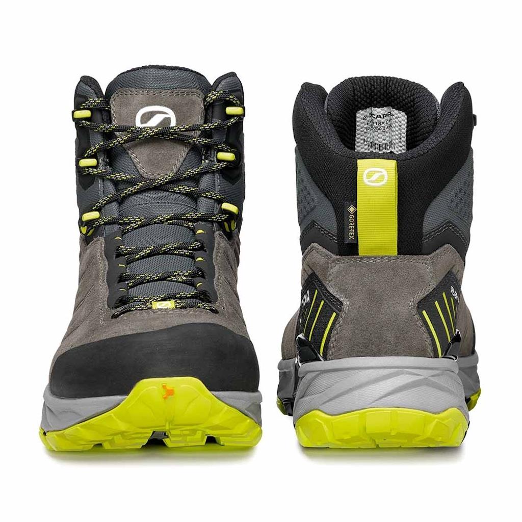Scarpa Men's Rush Trek Gtx Hiking Boots (Titanium/Lime) - Image 5
