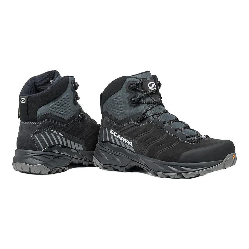 Scarpa Men's Rush Trek Gtx Hiking Boots (Dark Anthracite/Black) - Image 2