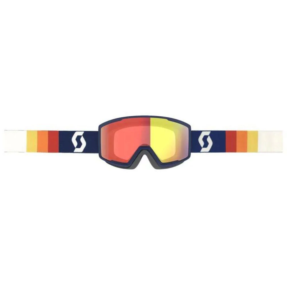 Scott Factor Pro Snow Sports Goggle - Retro blue / Enhancer red chrome - Image 2