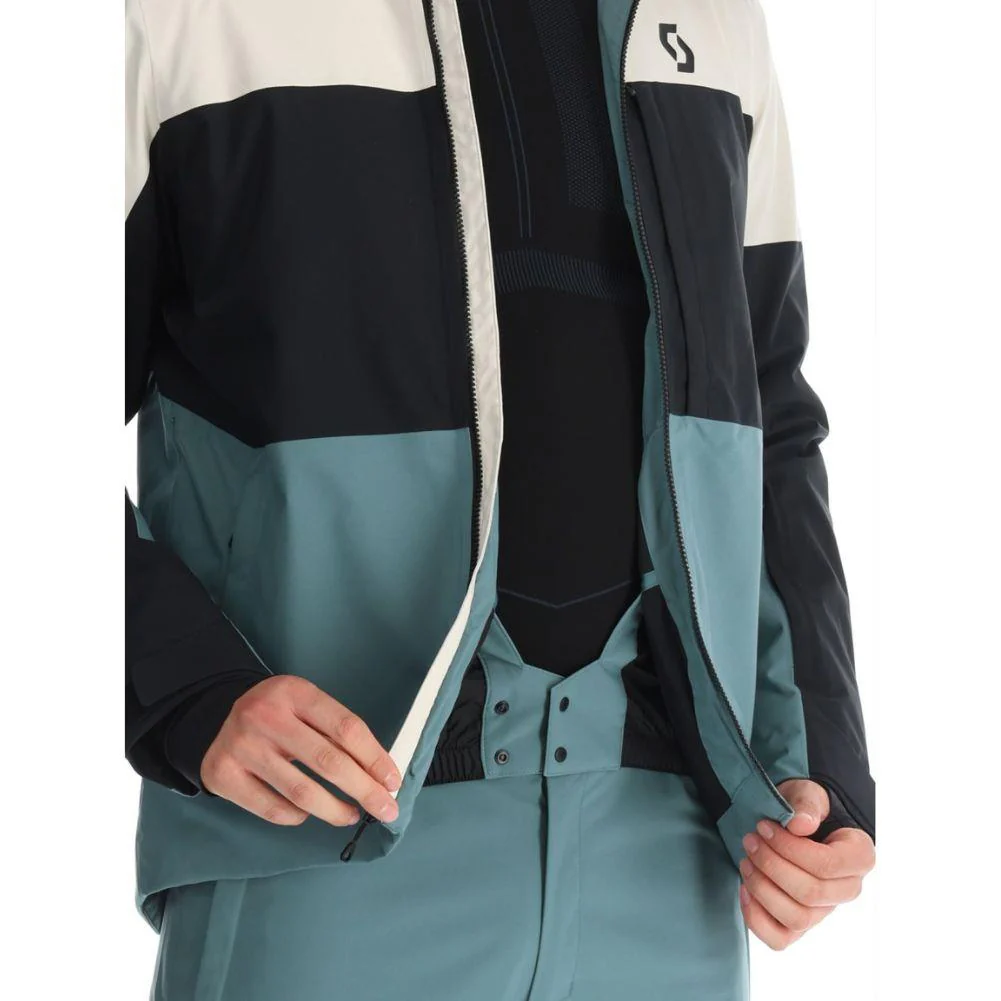 SCOTT Men's Ultimate Dryo 10 Jacket (Frozen Blue/Dust White) - Image 4