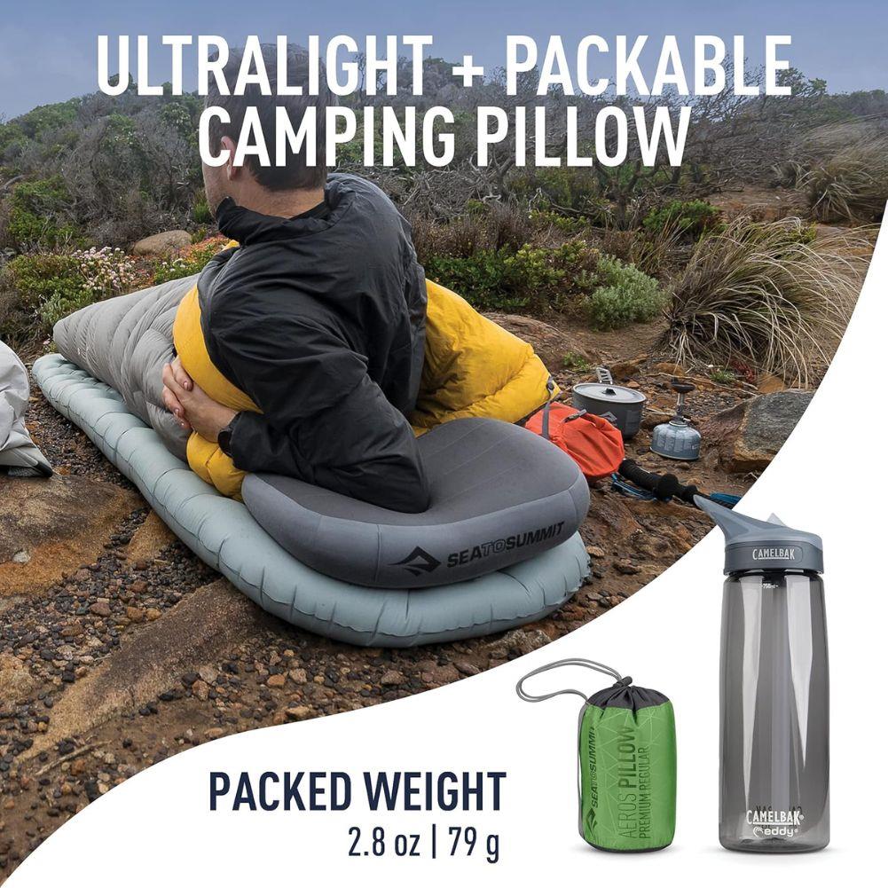 Sea To Summit Aeros Ultralight Pillow - Regular (Aqua) - Image 6