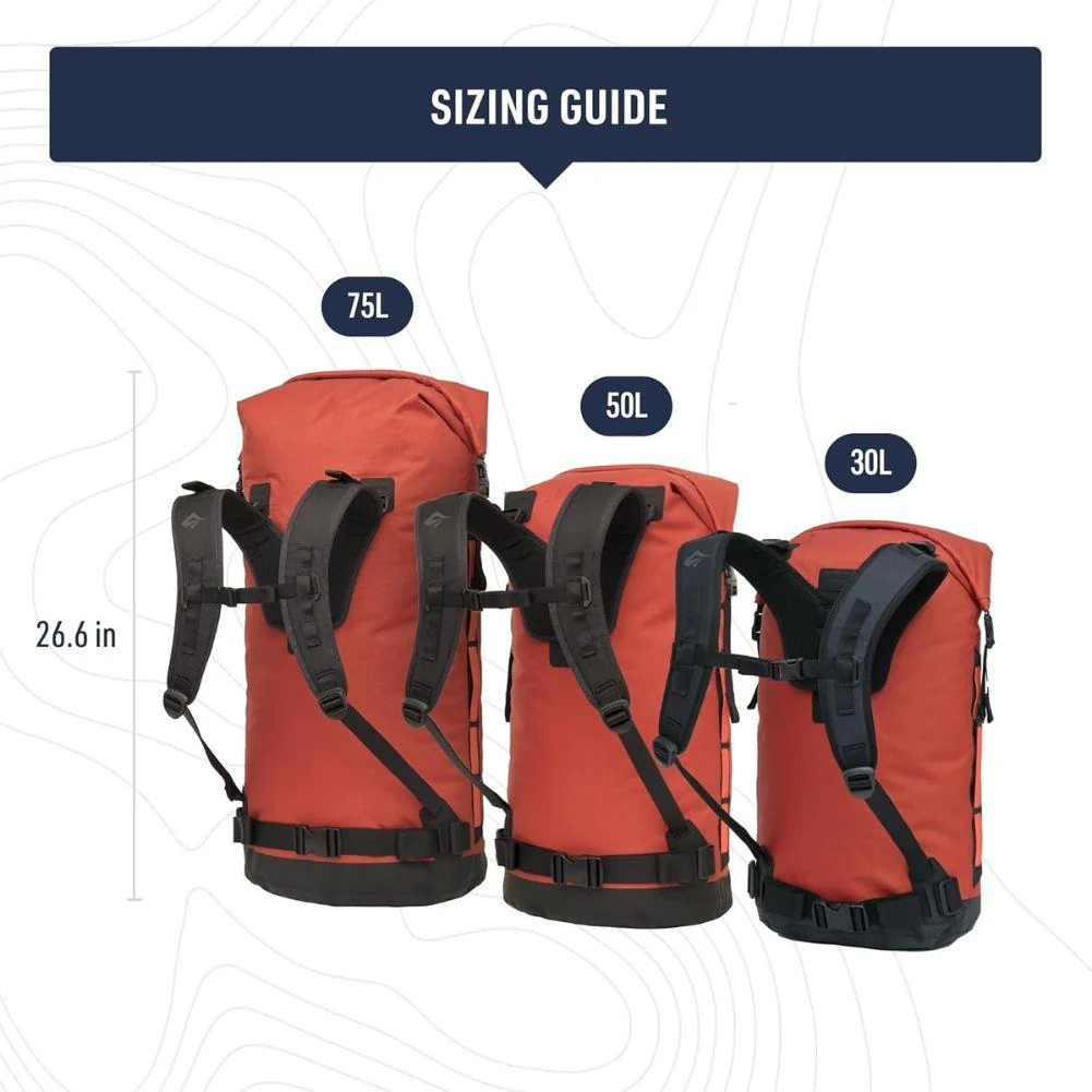 Sea to Summit Big River Dry 30L Backpack (Jet Black) - Image 6