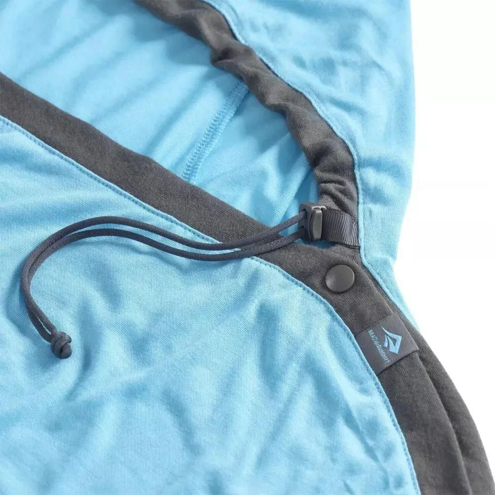 Sea To Summit Breeze Sleeping Bag Liner - Drawcord (Blue Atoll) - Image 4