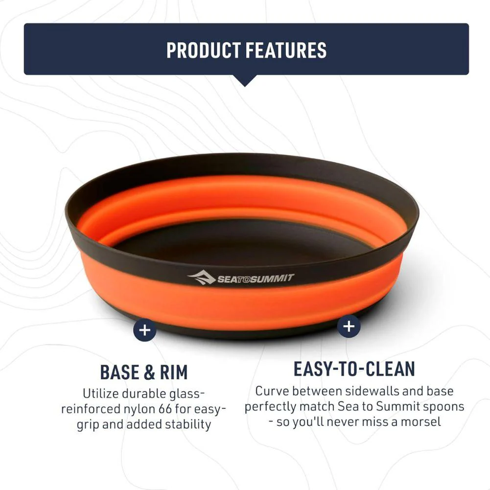 Sea to Summit Frontier UL Collapsible Bowl - Large (Sulphur Yellow) - Image 4