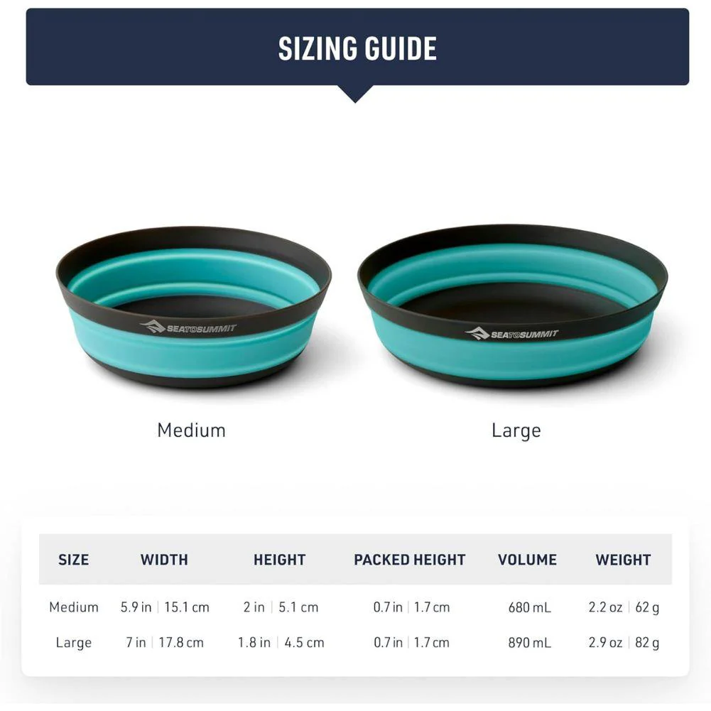 Sea to Summit Frontier UL Collapsible Bowl - Large (Sulphur Yellow) - Image 7
