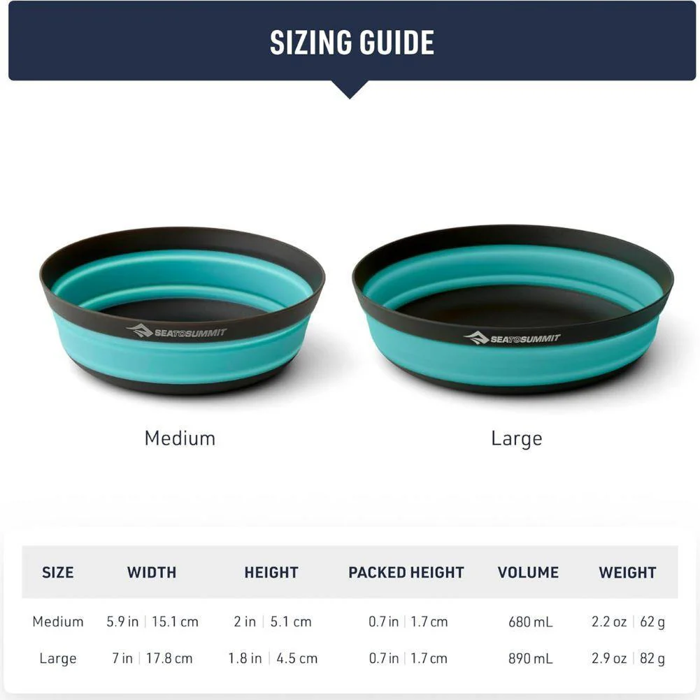 Sea to Summit Frontier UL Collapsible Bowl - Medium (Sulphur Yellow) - Image 4