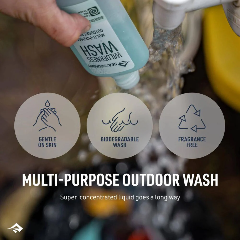 Sea To Summit Multi-Purpose Wilderness Wash 100ml - Image 6