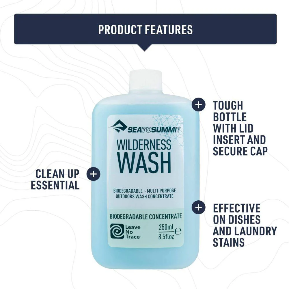 Sea To Summit Multi-Purpose Wilderness Wash 250ml - Image 3