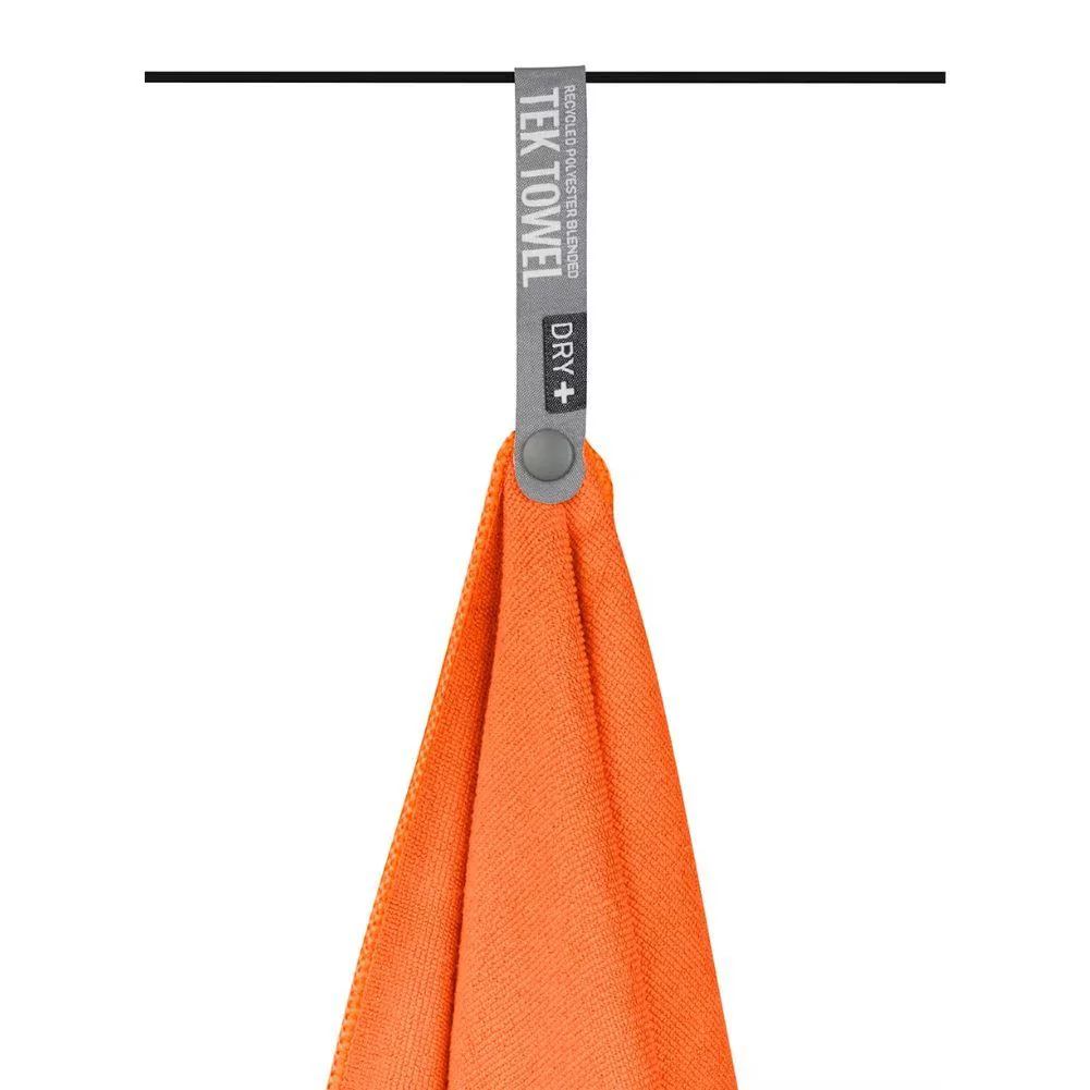 Sea To Summit Tek Microfibre Towel - Large (Outback Orange) - Image 2