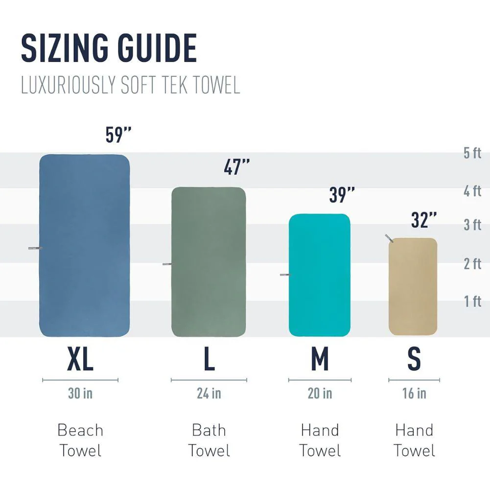 Sea To Summit Tek Microfibre Towel - Medium (Outback Orange) - Image 7