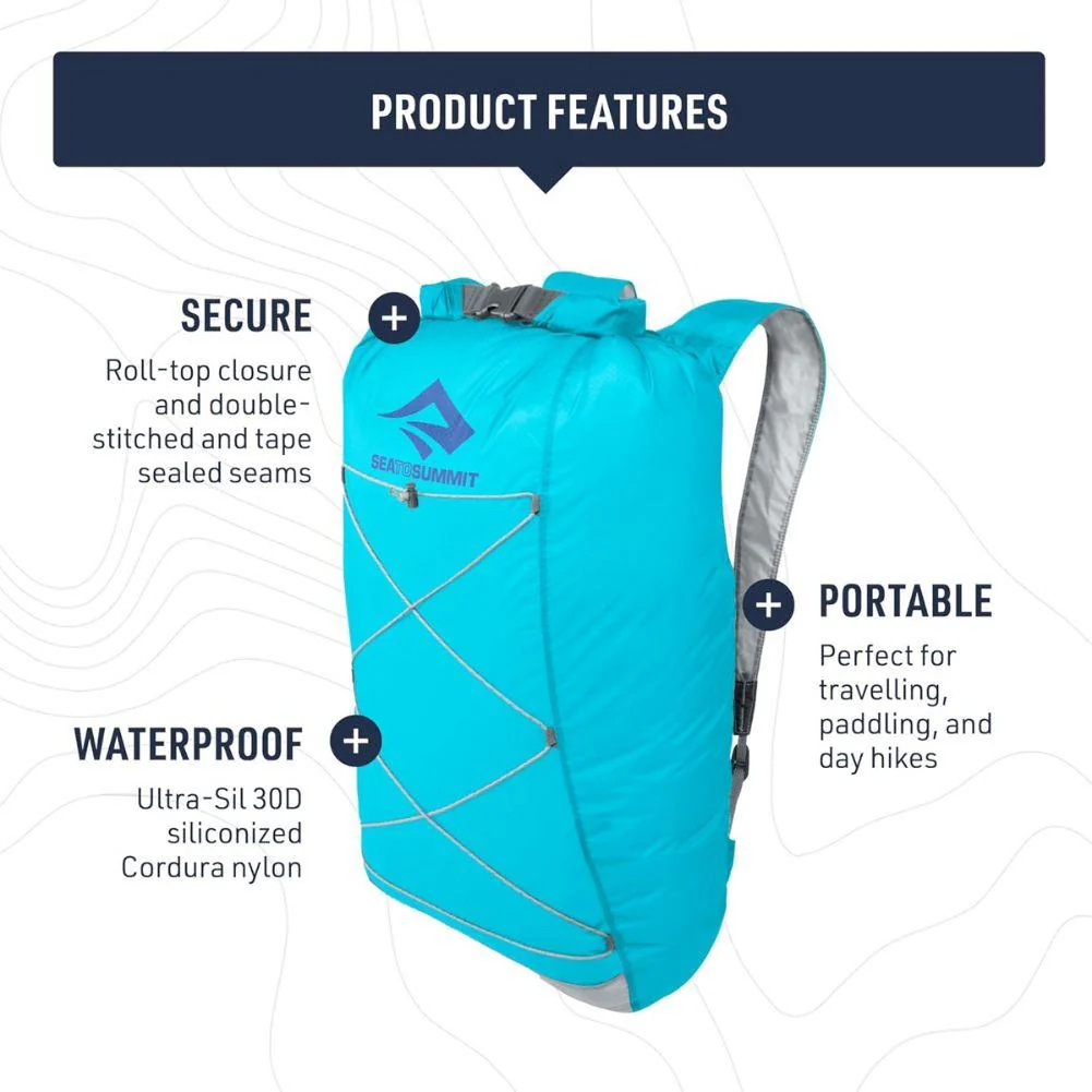 Sea to Summit Ultra-Sil Dry Day Pack 22L (Spicy Orange) - Image 4