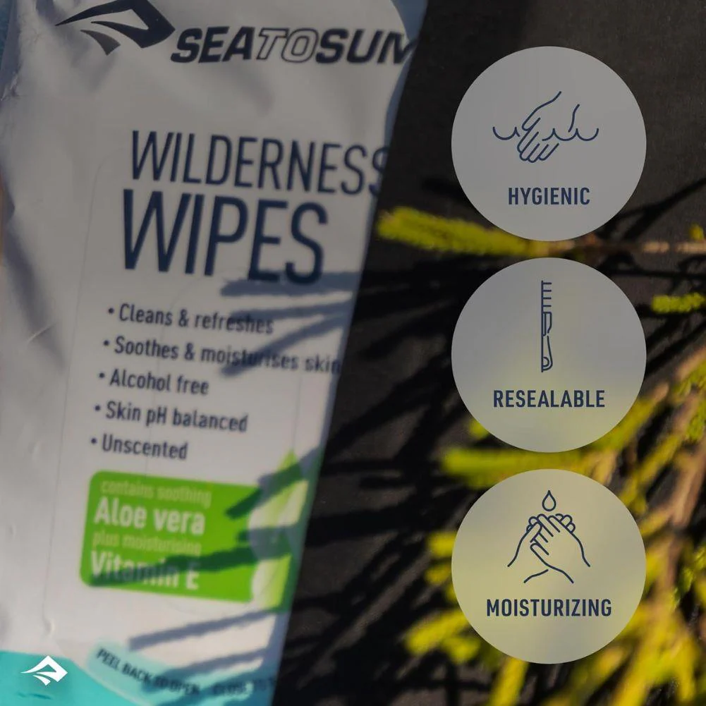 Sea To Summit Wilderness Wipes Compact - 12 Wipes - Image 5
