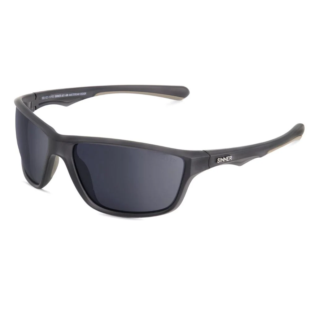 Sinner Eyak Sintec Sunglasses (Matte Cry Black)