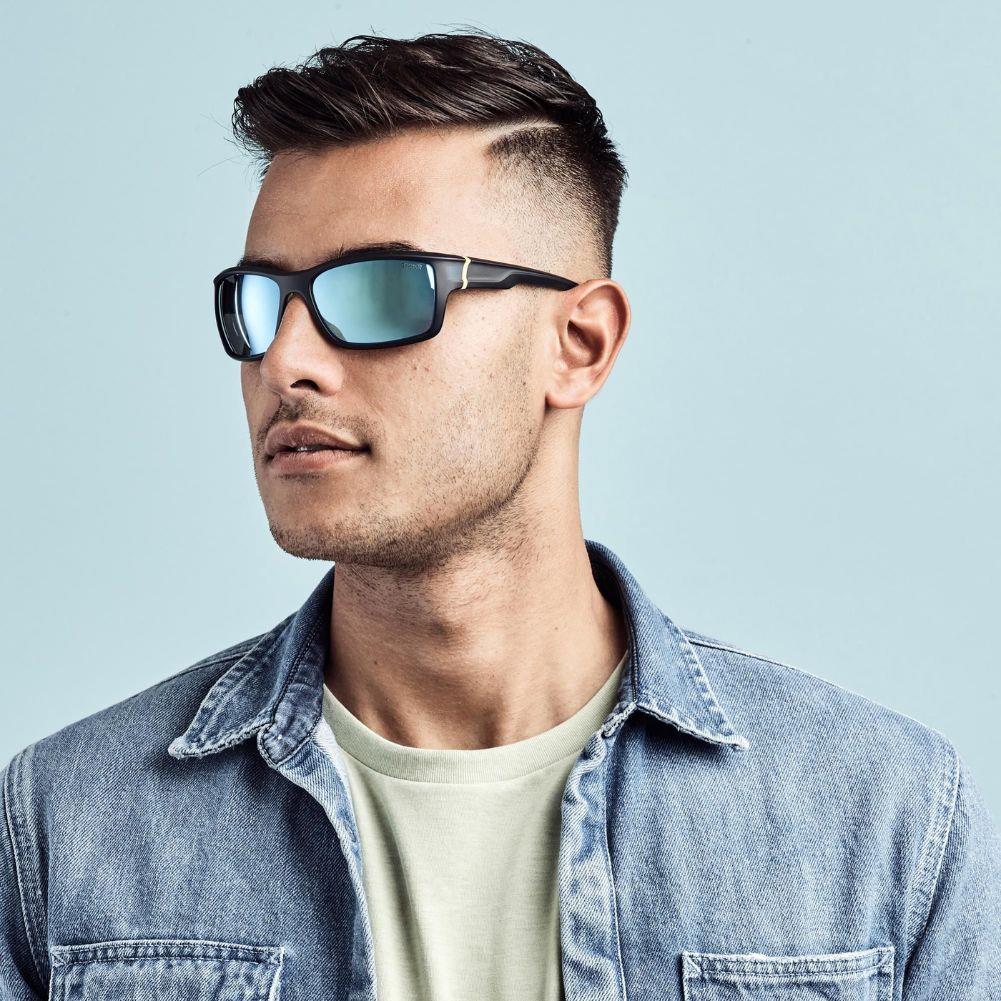 Sinner Cayo Sport Sunglasses (Dark Blue/Yellow) - Image 4