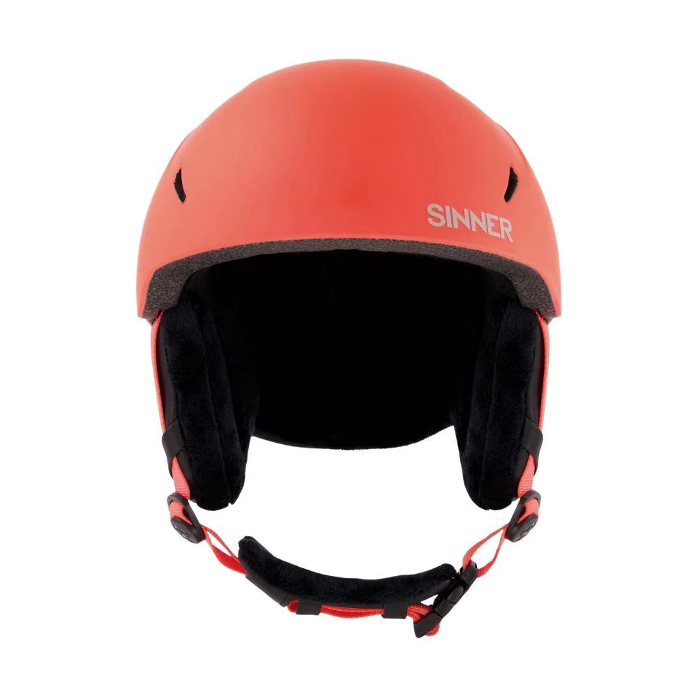 Sinner Crest Snow Sports Helmet (Orange Neon) - Image 3