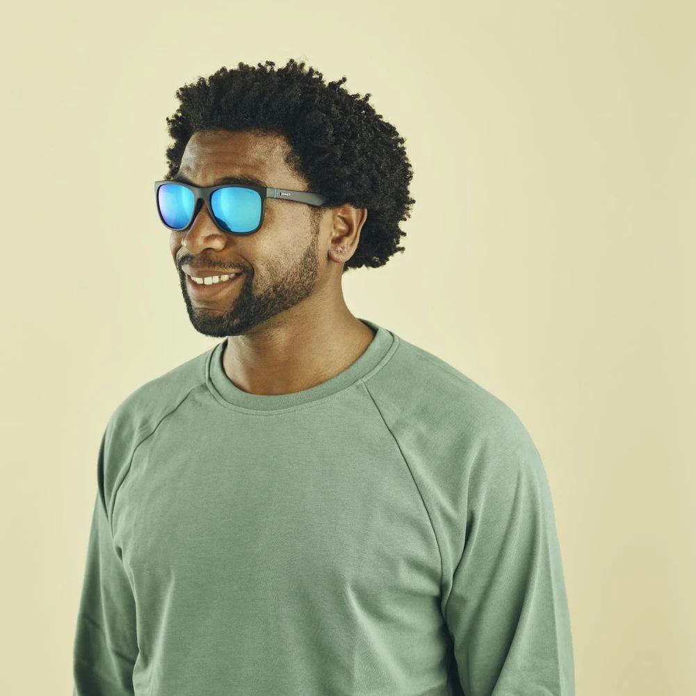 Sinner Rockford Sunglasses (Matte Black/Icy Blue) - Image 4