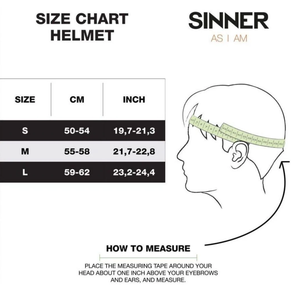 Sinner Typhoon Visor Snow Sports Helmet (Matte Black/Orange) - Image 5