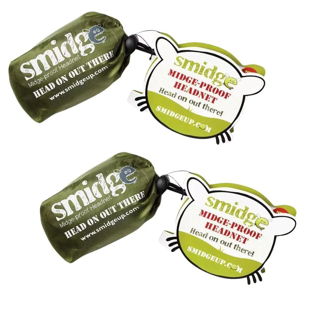 Smidge Midge and Insect-Proof Head Net (Twin Pack)