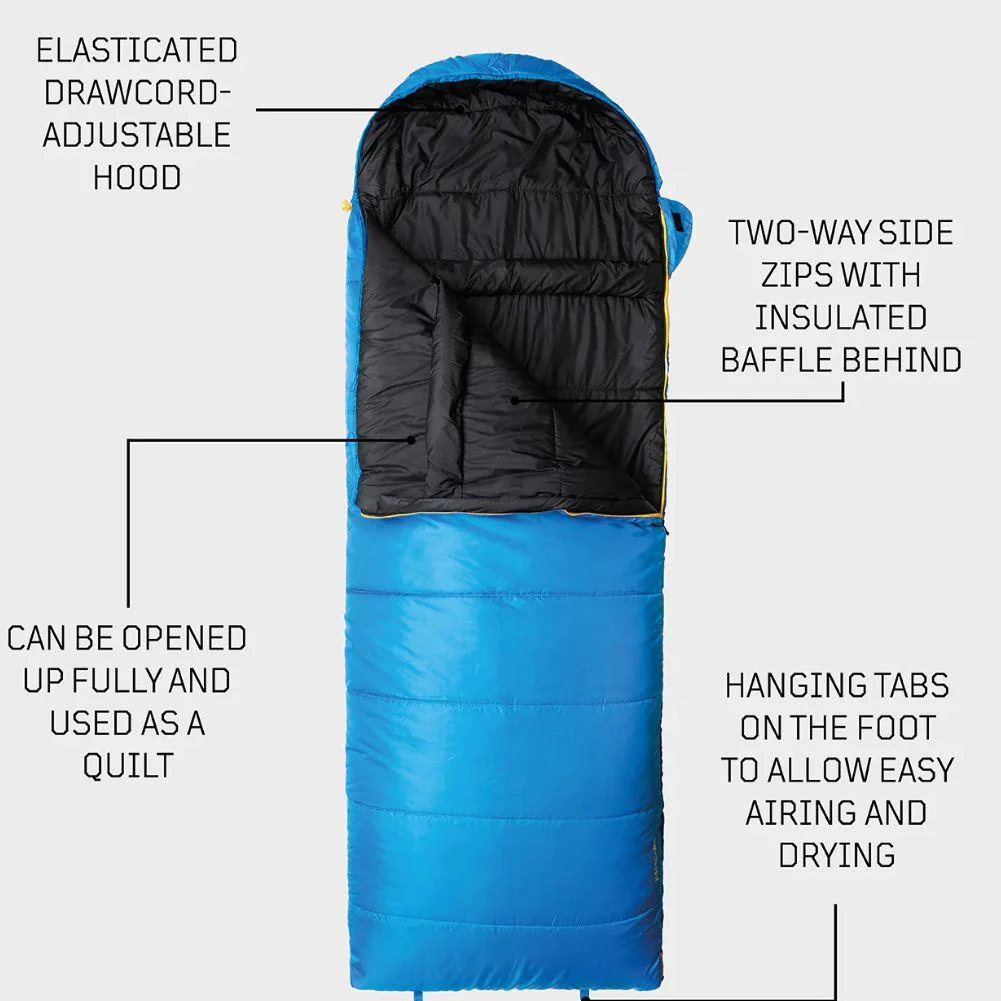Snugpak Navigator Rectangular Sleeping Bag - Left Zip - Image 3