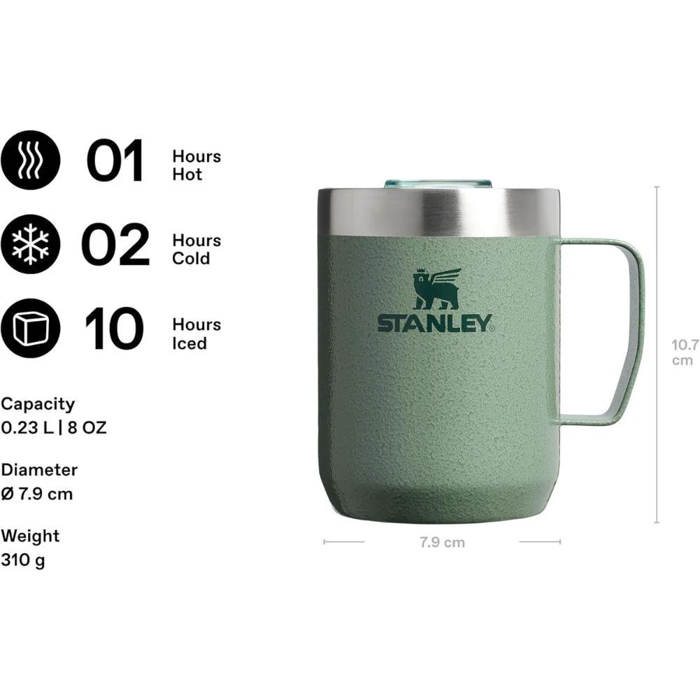 Stanley Everyday Camp 230ml Mug (Hammertone Rose Quartz) - Image 4