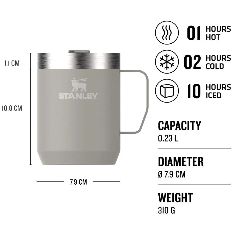 Stanley Everyday Camp 230ML Mug (Hot Coral) - Image 4