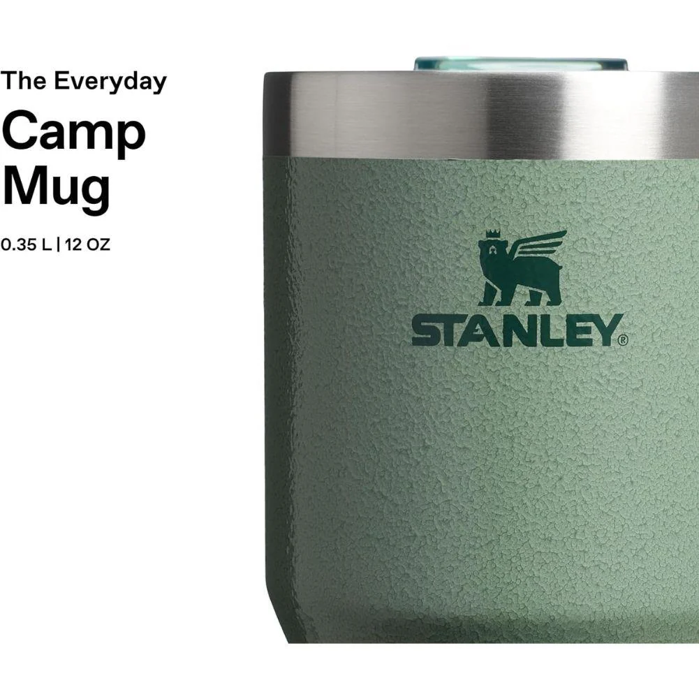 Stanley Everyday Camp 350ml Mug (Hammertone Green) - Image 5