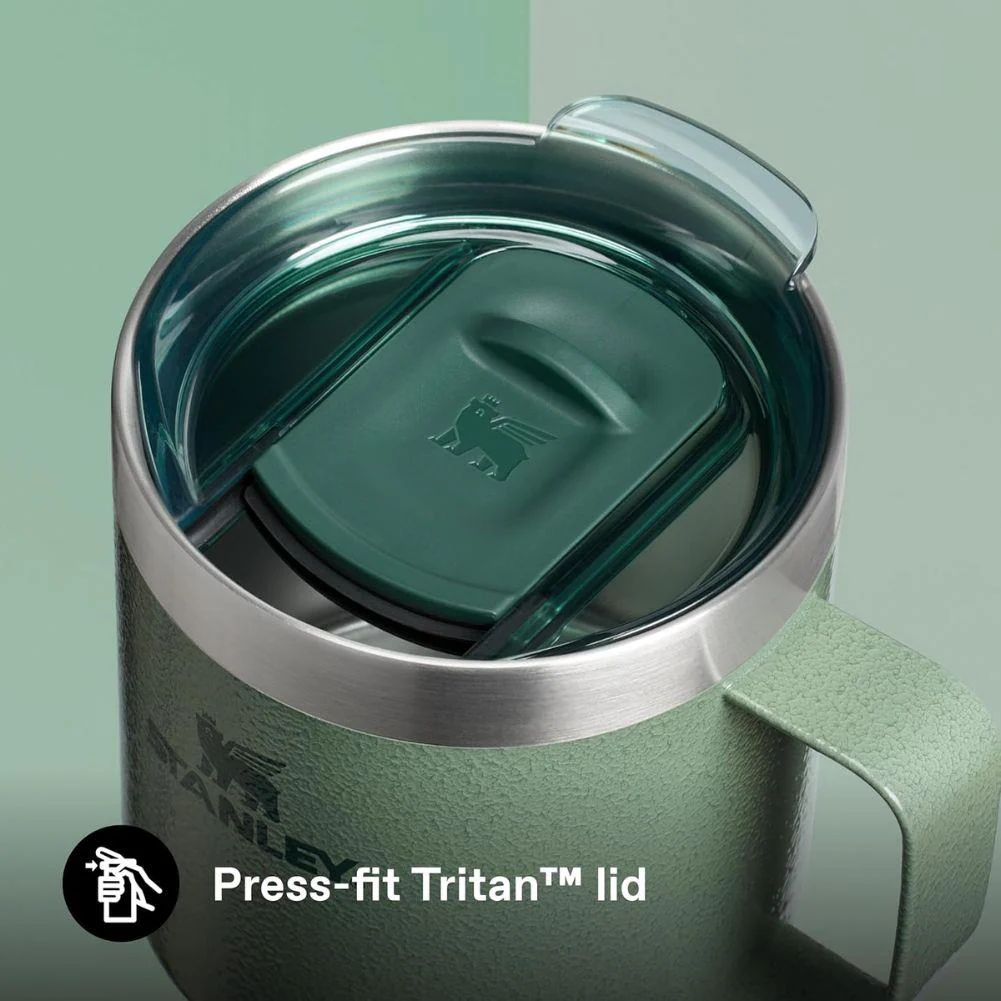 Stanley Everyday Camp 350ml Mug (Hammertone Green) - Image 7