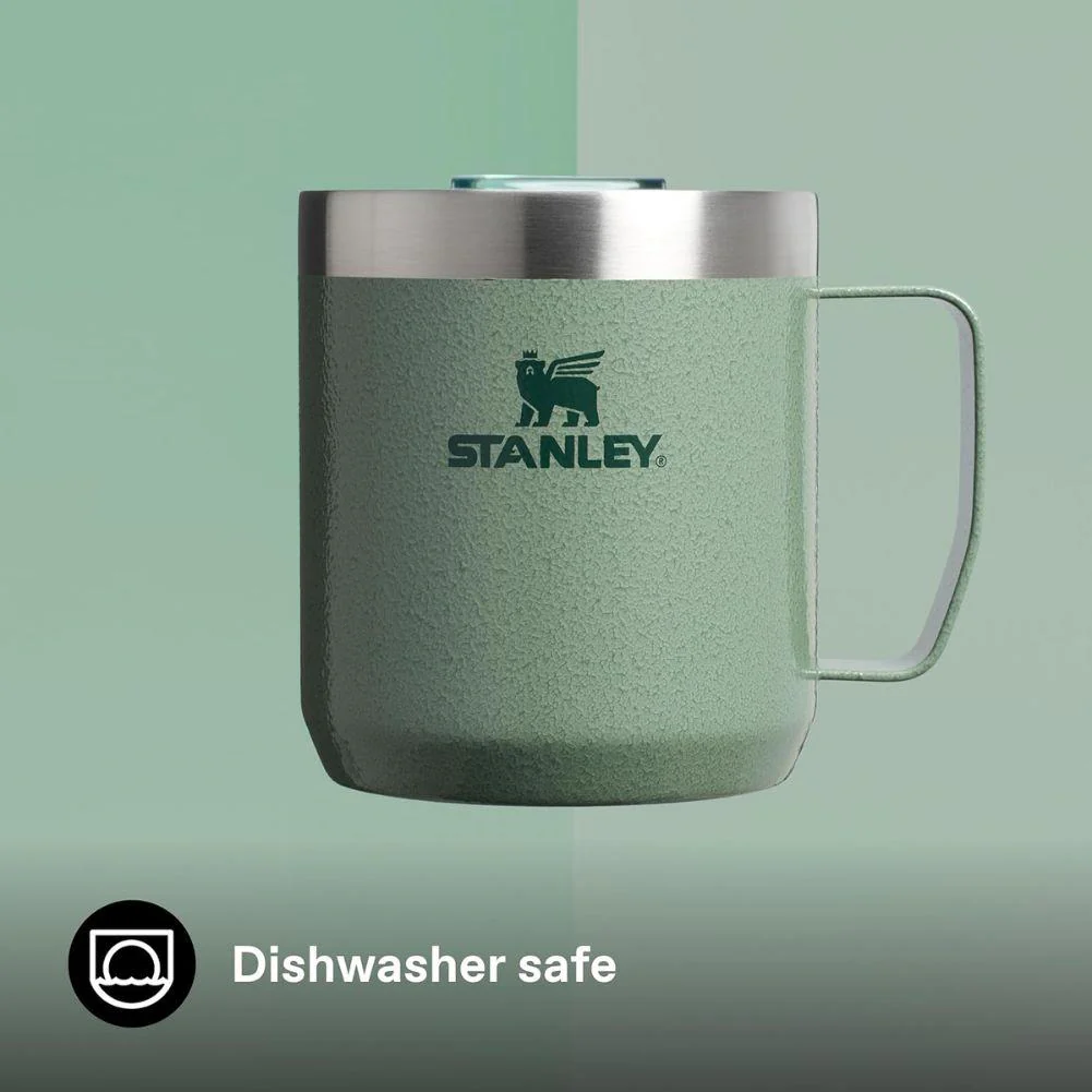Stanley Everyday Camp 350ml Mug (Hammertone Green) - Image 8