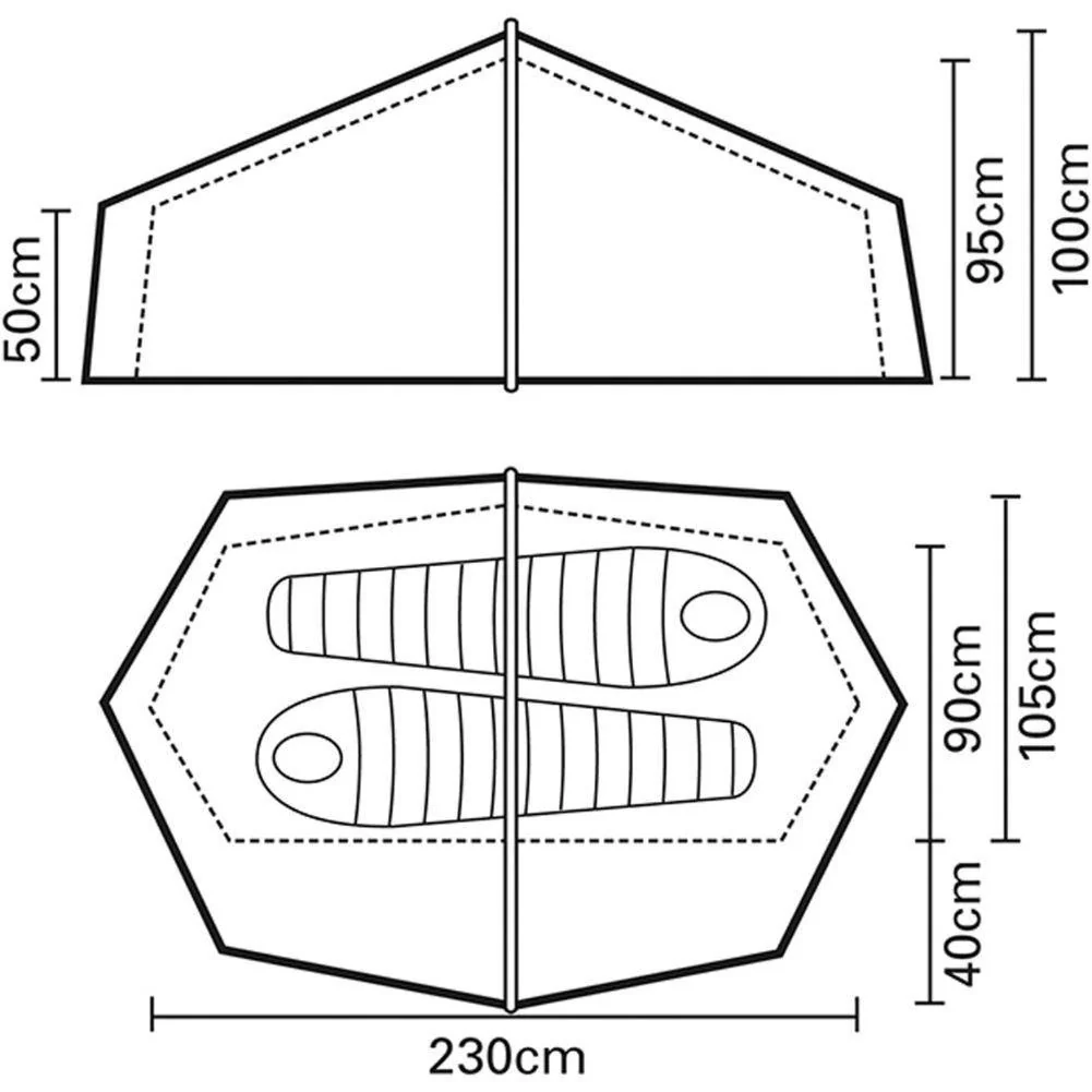 Terra Nova Laser Compact 2 Tent + Footprint Package - 2 Man Lightweight Tent - Image 5