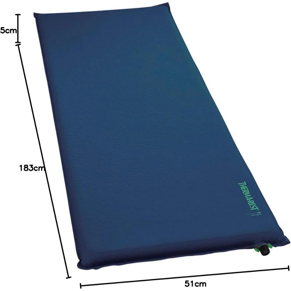 Therm-a-Rest BaseCamp Sleeping Pad - Regular (Poseidon Blue) - Image 3