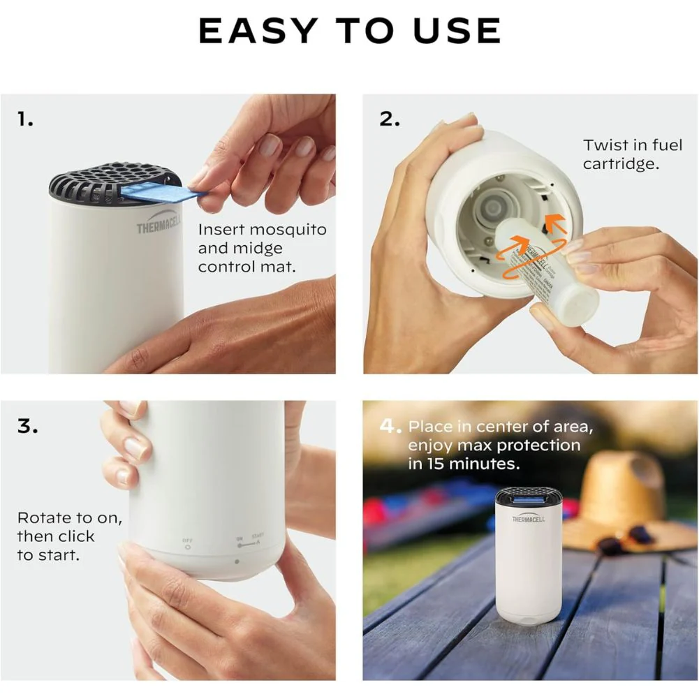 Thermacell Halo Mini Mosquito & Midge Repeller (White) - Image 4